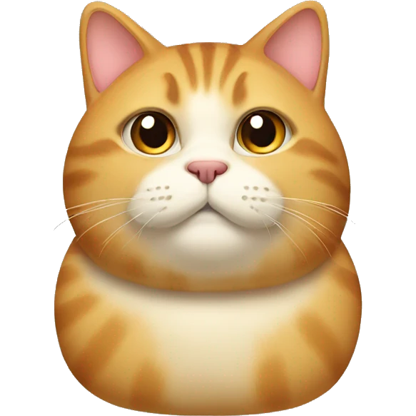 Fat cat emoji