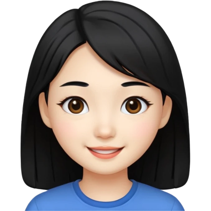 Cute korean girl  emoji