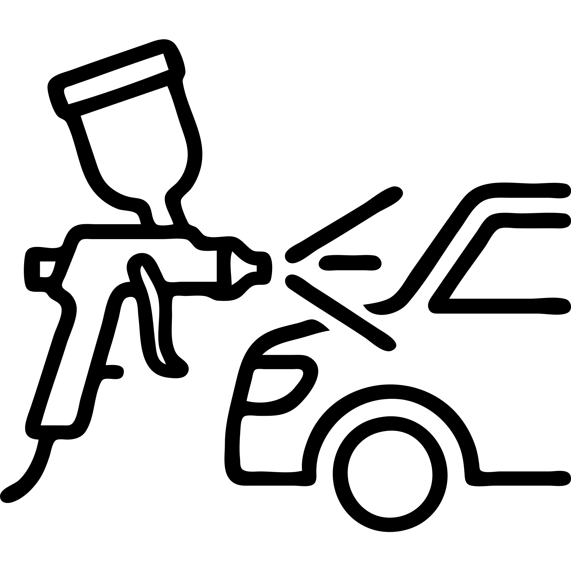 outlined icon of a paint spray gun pointing at a car section, clean lines, glossy black paint spraying out, silver details, modern and simple emoji