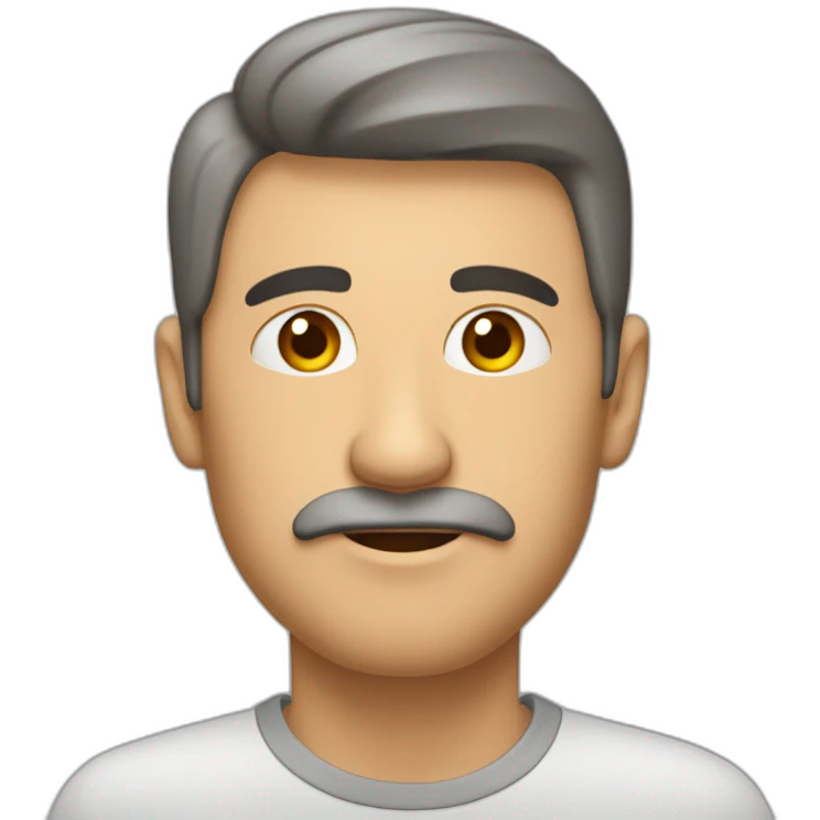 Hombre-enfadado-mediana-edad-vagabundo-calvo-cicatriz-en-cabeza emoji