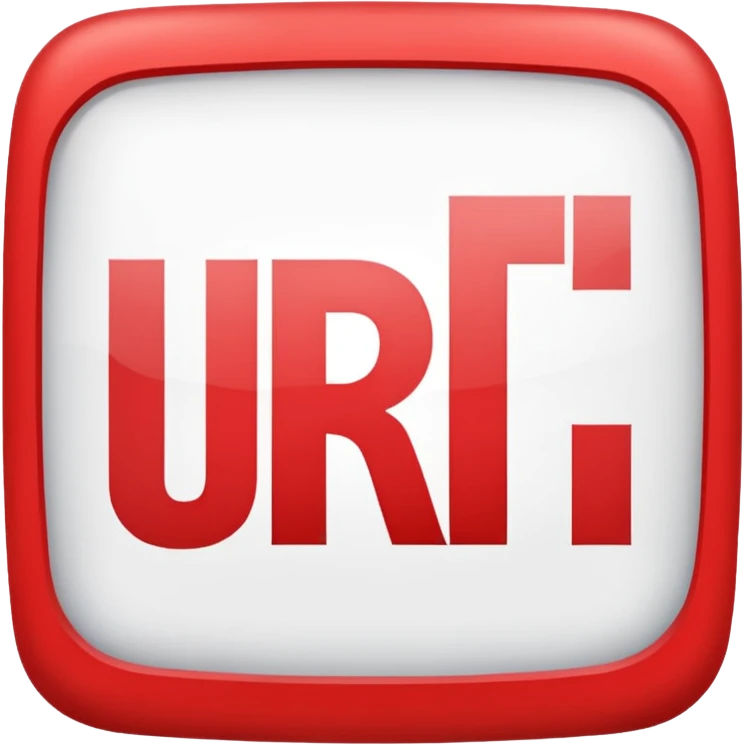 a red square with the word "ur pist" in the middle of the square emoji