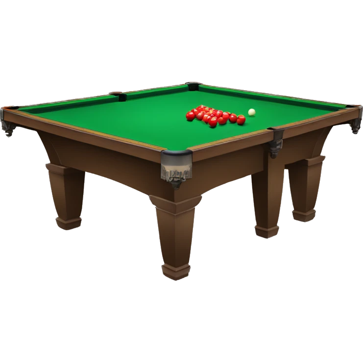 Une table de snooker emoji
