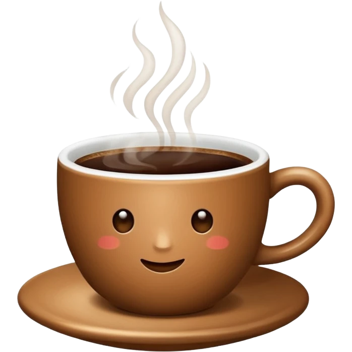 a hot cup of coffee emoji