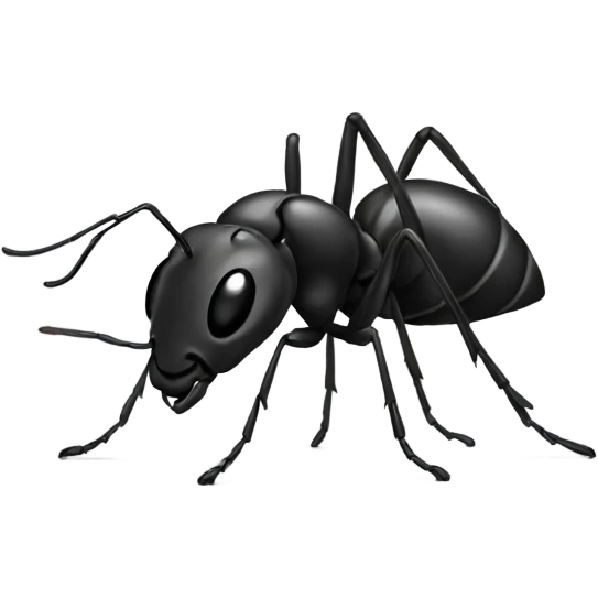 Black ant emoji