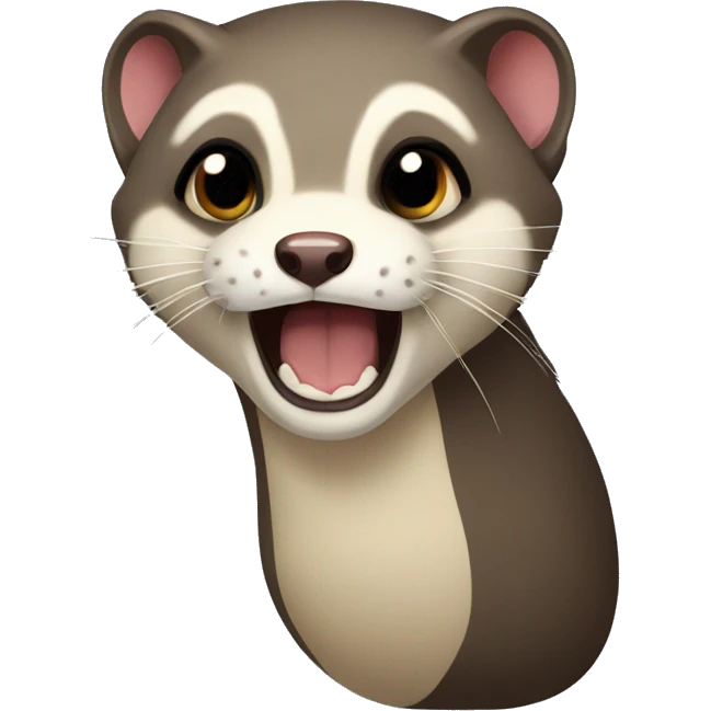 Hissing ferret  emoji