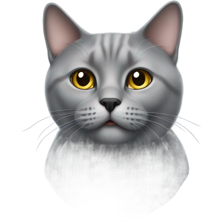 Grey British Cat emoji