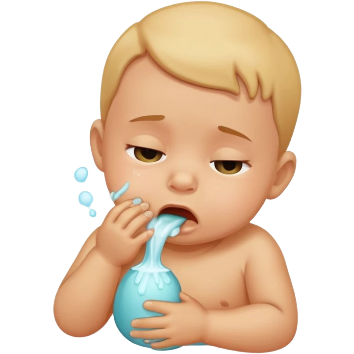 bebe vomitando emoji