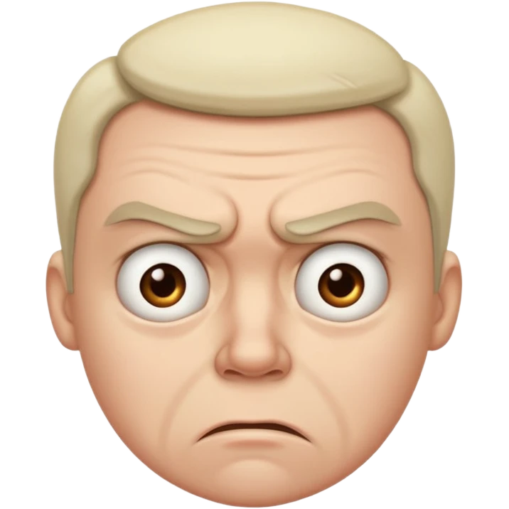 Disgusted person emoji