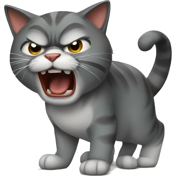 angry cat emoji
