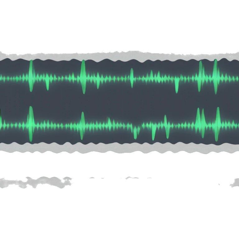 Waveform of resonance emoji
