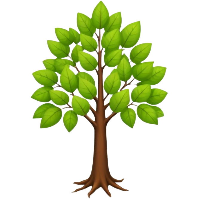 Young tree growing emoji