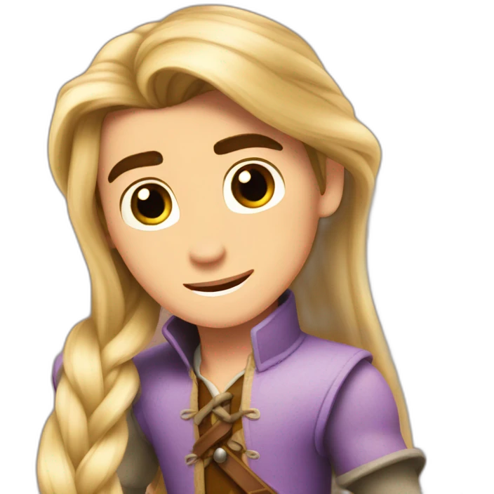 Flynn rider rapunzel emoji
