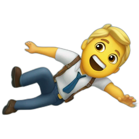Karl max falling off a cliff emoji