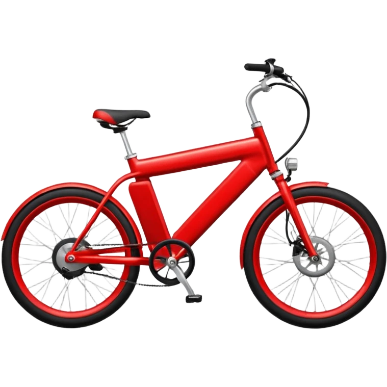 red electric bicycle emoji