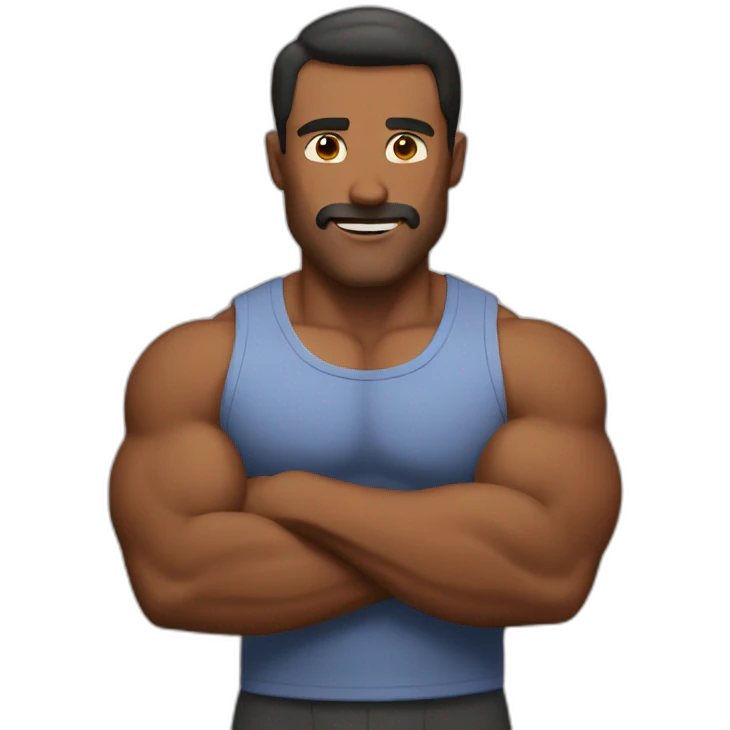 Dad muscles emoji