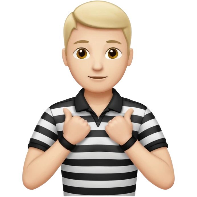 referee with crossed arms up emoji