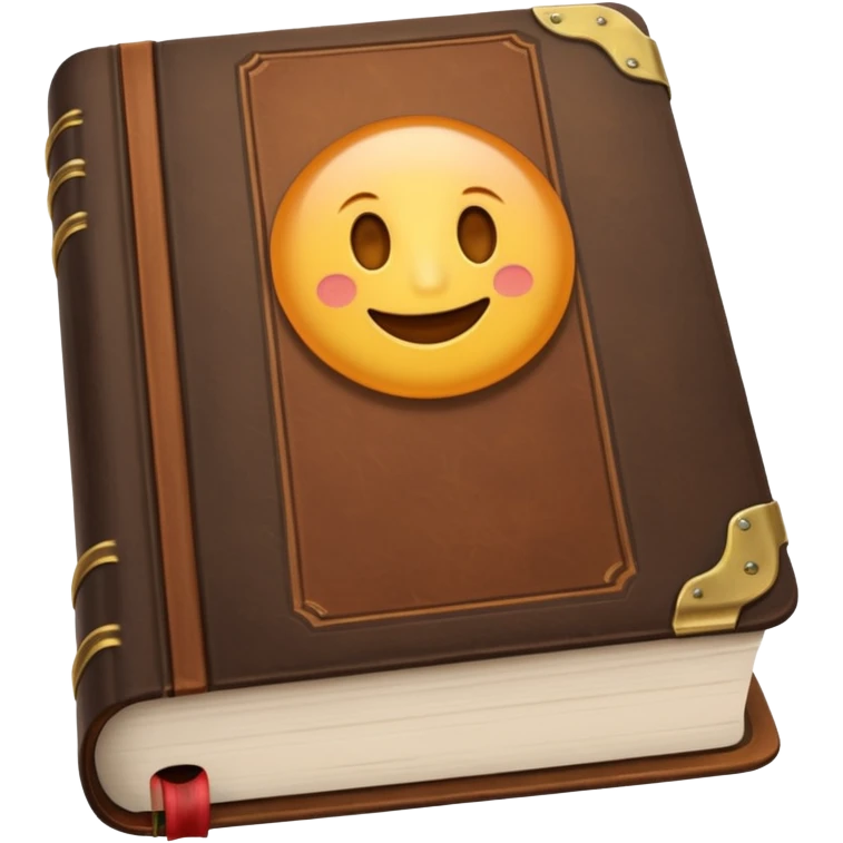 An English language textbook, no faces on it.  emoji