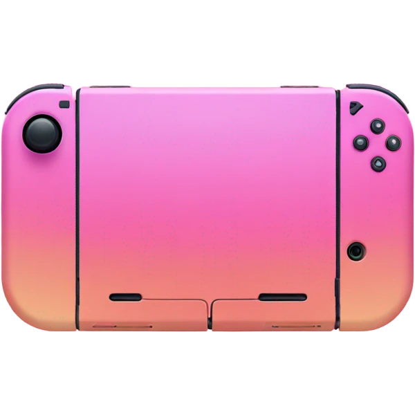 Pink ombre realistic Nintendo switch  emoji