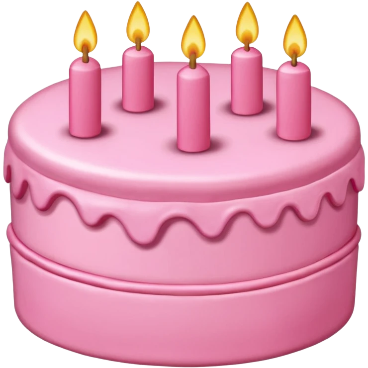pink cake emoji