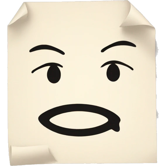 paper with marks emoji