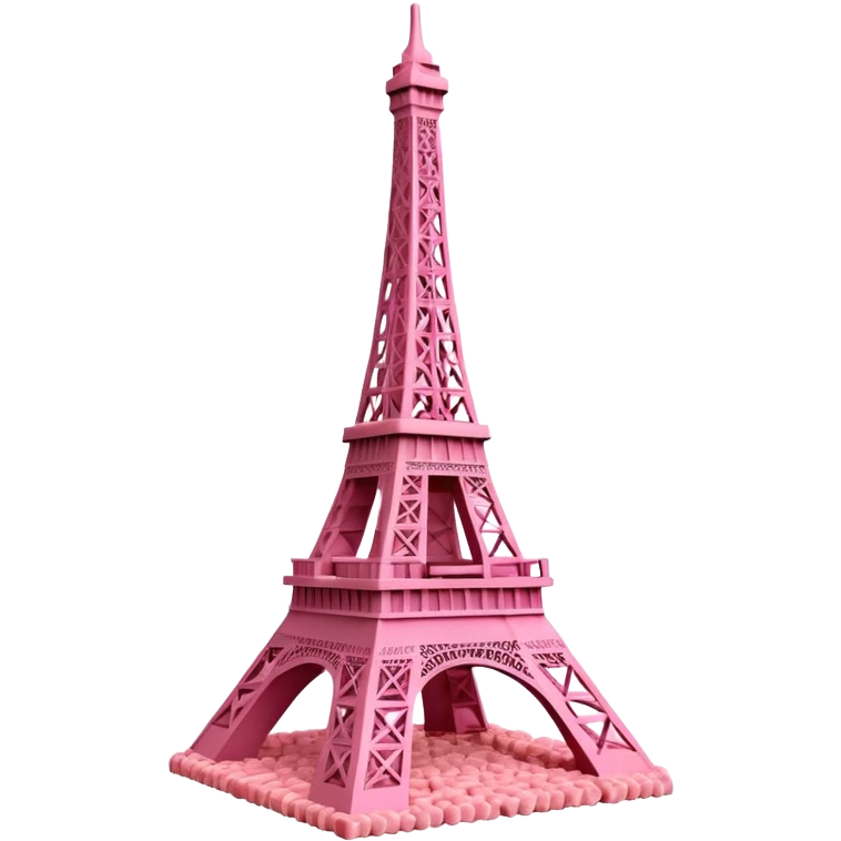 eiffel tower made of spam meat emoji