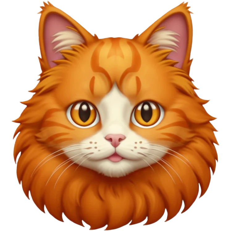 Orange cat emoji