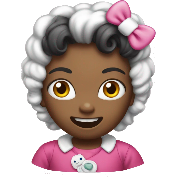 crazy hello kitty emoji