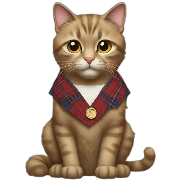 Tommy hilfiger scotish cat emoji