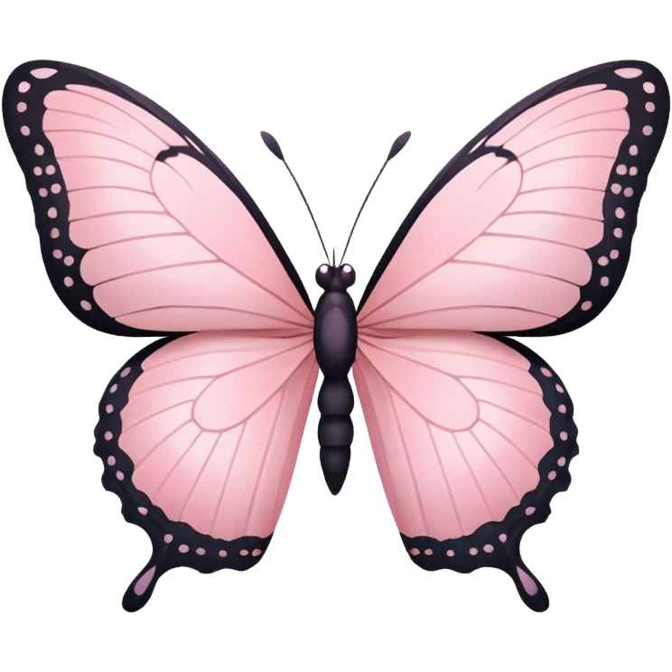 light pink butterfly emoji