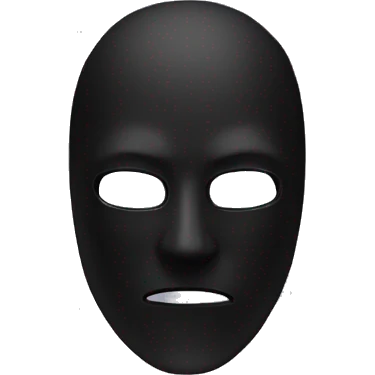 Black Mask emoji