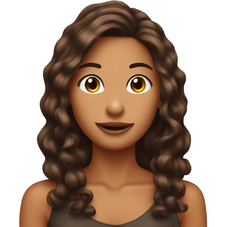 chocalate powder on the hair emoji