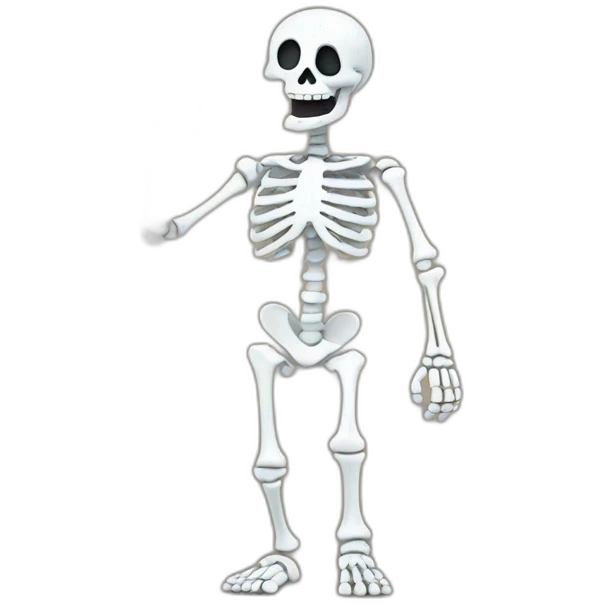 Skeleton with thumbs up  emoji