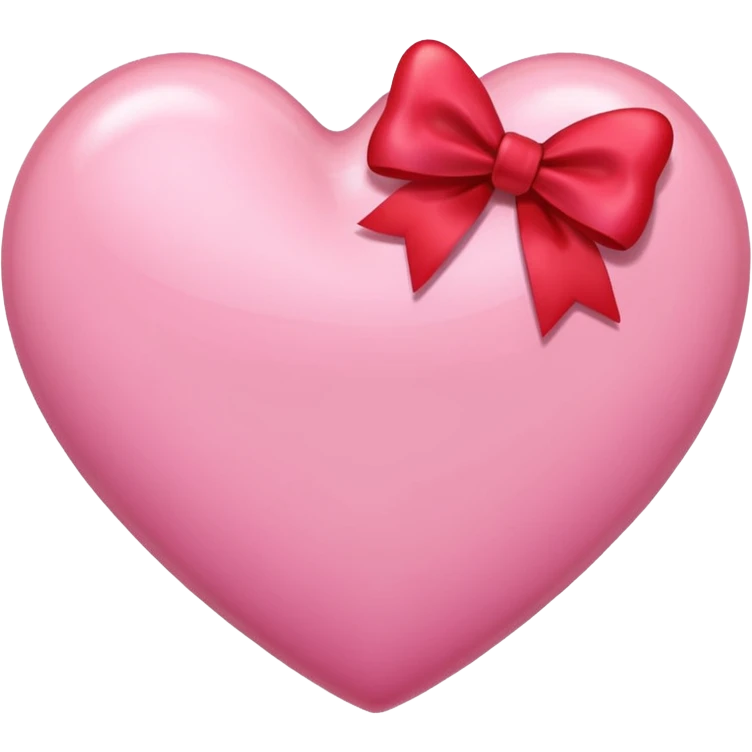 pink heart with bow in it  emoji