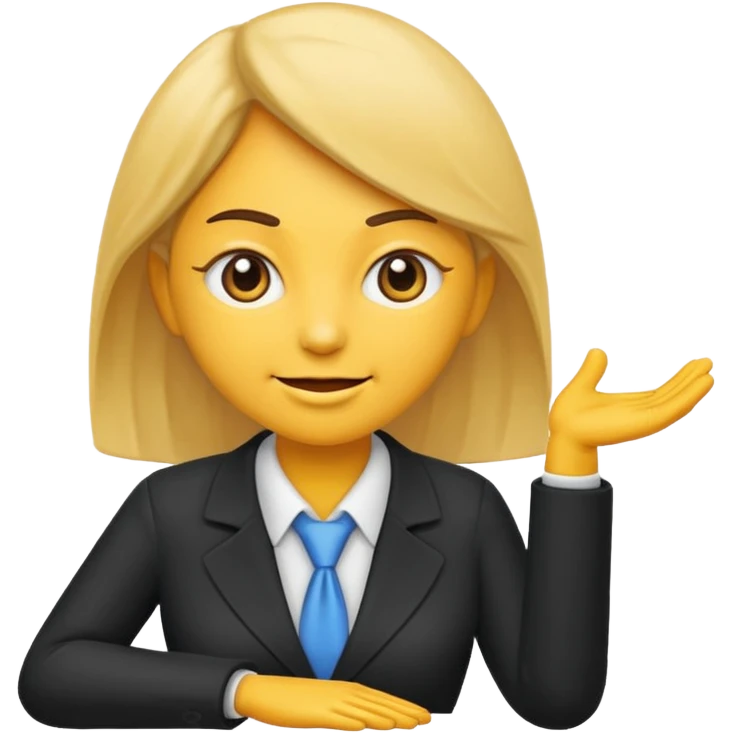 giant emoji for my boss at work a woman emoji