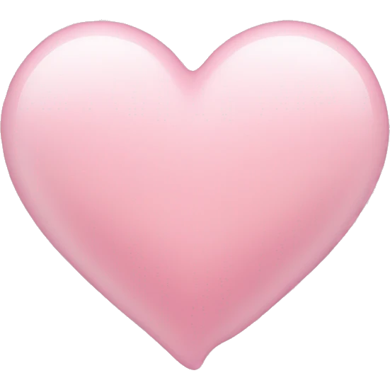 light pink heart emoji