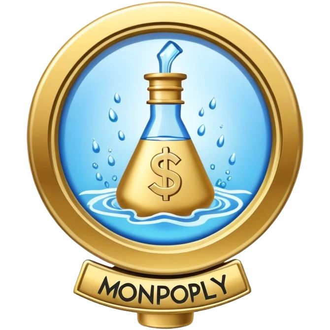 Monopoly water works pro badge  emoji