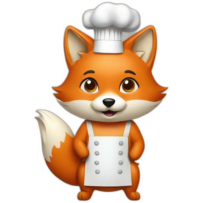 fox cooking emoji