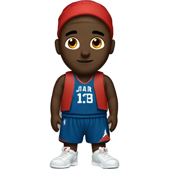 Giant wearing Jordan  emoji