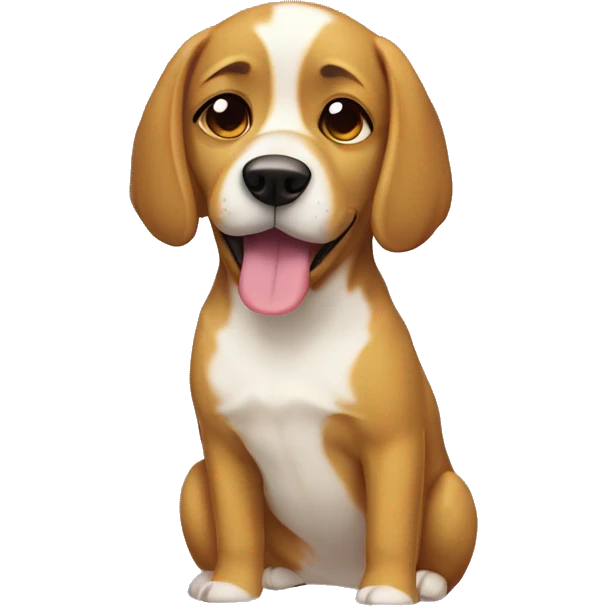 Chill girl dog emoji