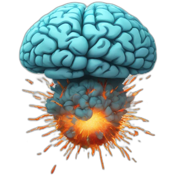 exploding brain emoji