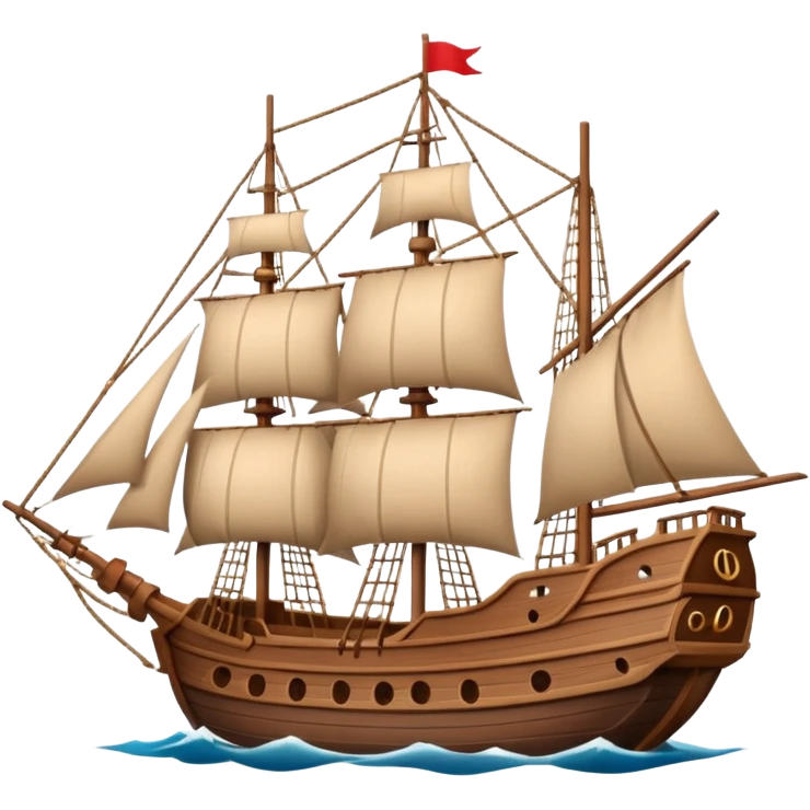 Santa Maria ship emoji