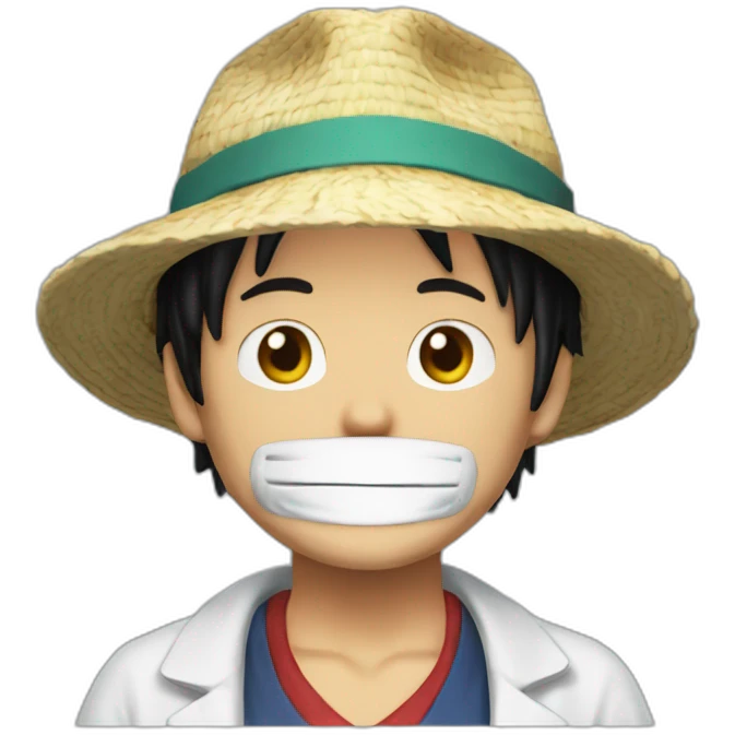 Luffy a l'hôpital emoji