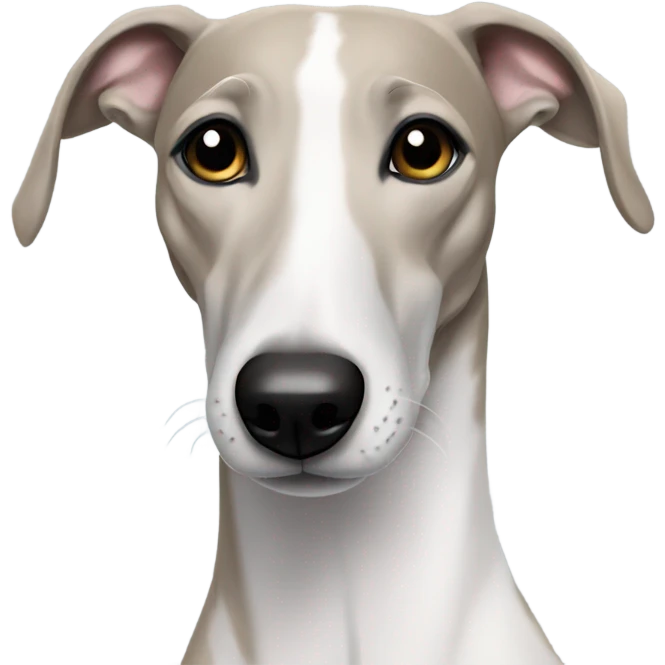 whippet wearing pjs emoji