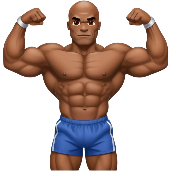 ronnie coleman senza sfondo in posa muscolare emoji