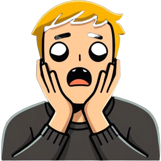man choking himself  emoji