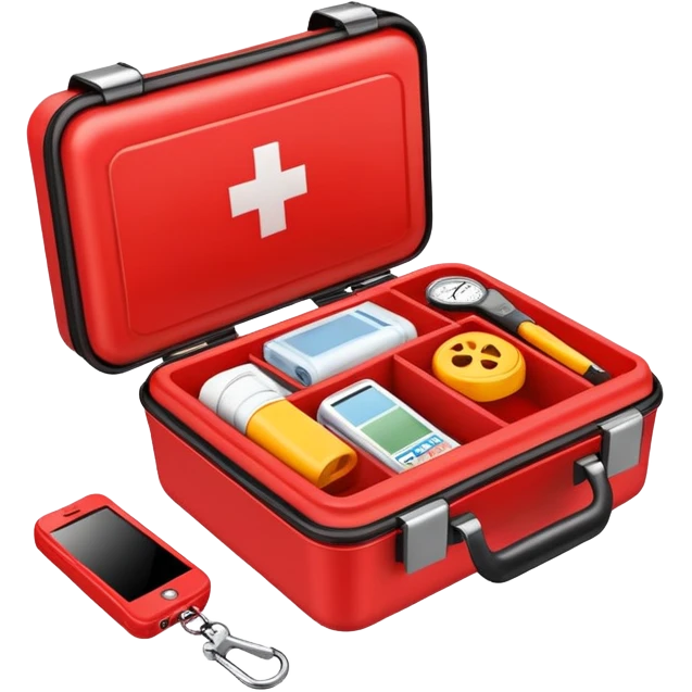 car emergency kit emoji