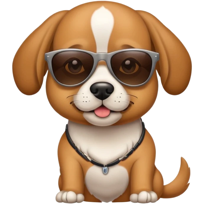 dog wearing sunglasses  emoji