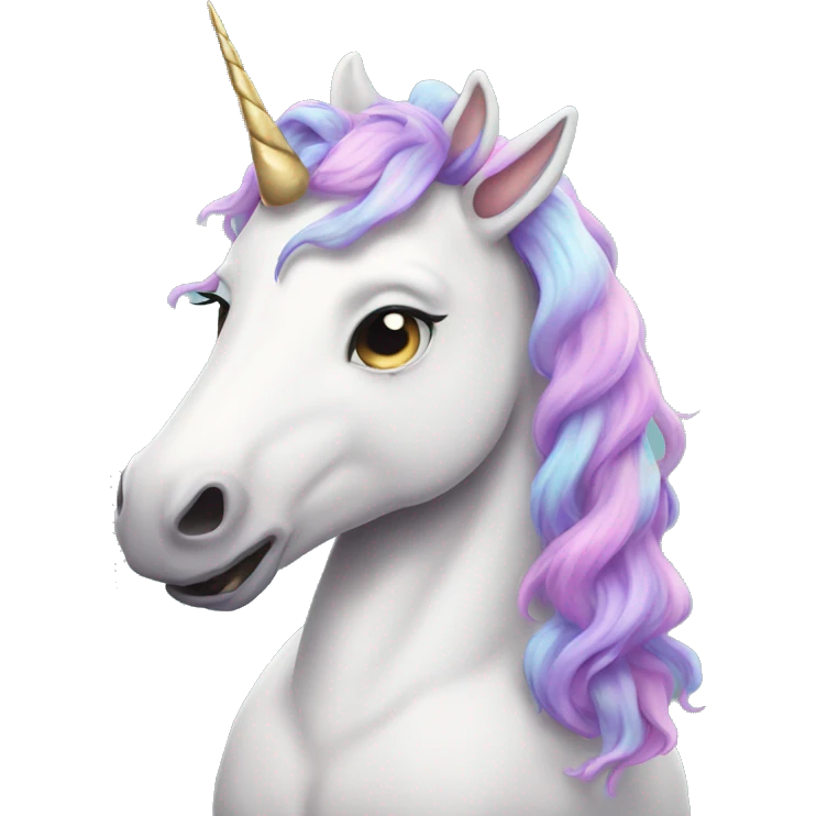 sick unicorn that should get well emoji