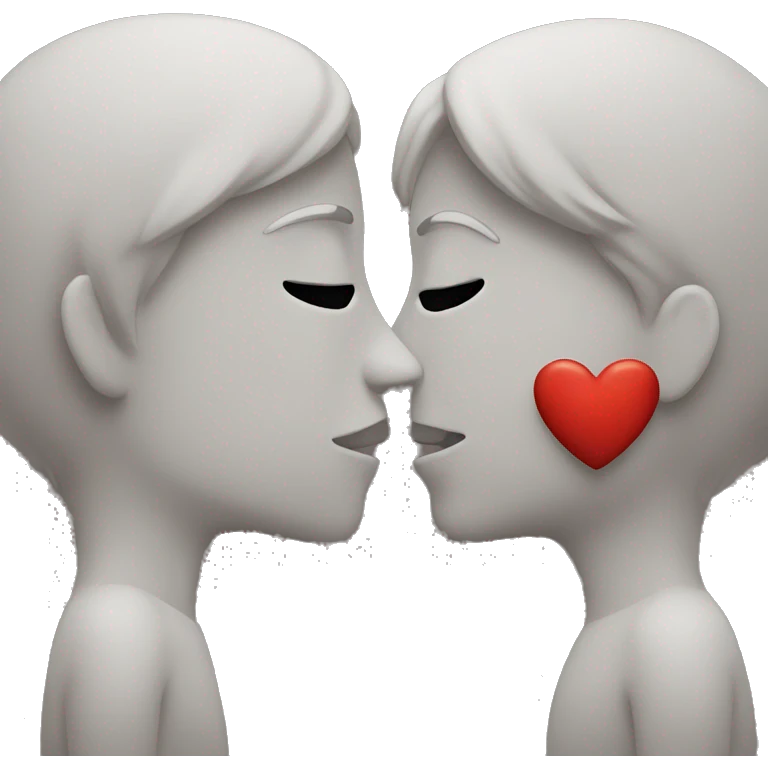 Kiss with a heart  emoji