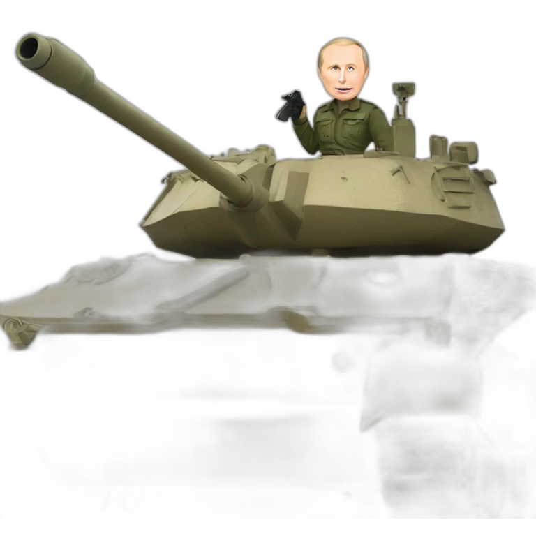 Putin on a tank emoji